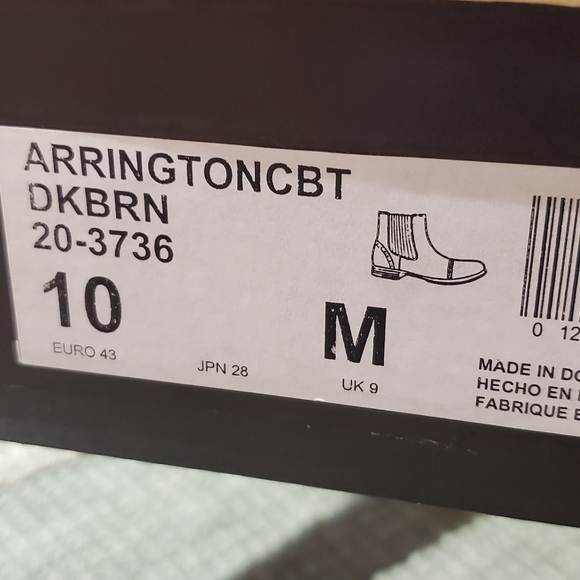 New Johnston & Murphy 1850 Dark Brown Suede Boots - Picture 10 of 12